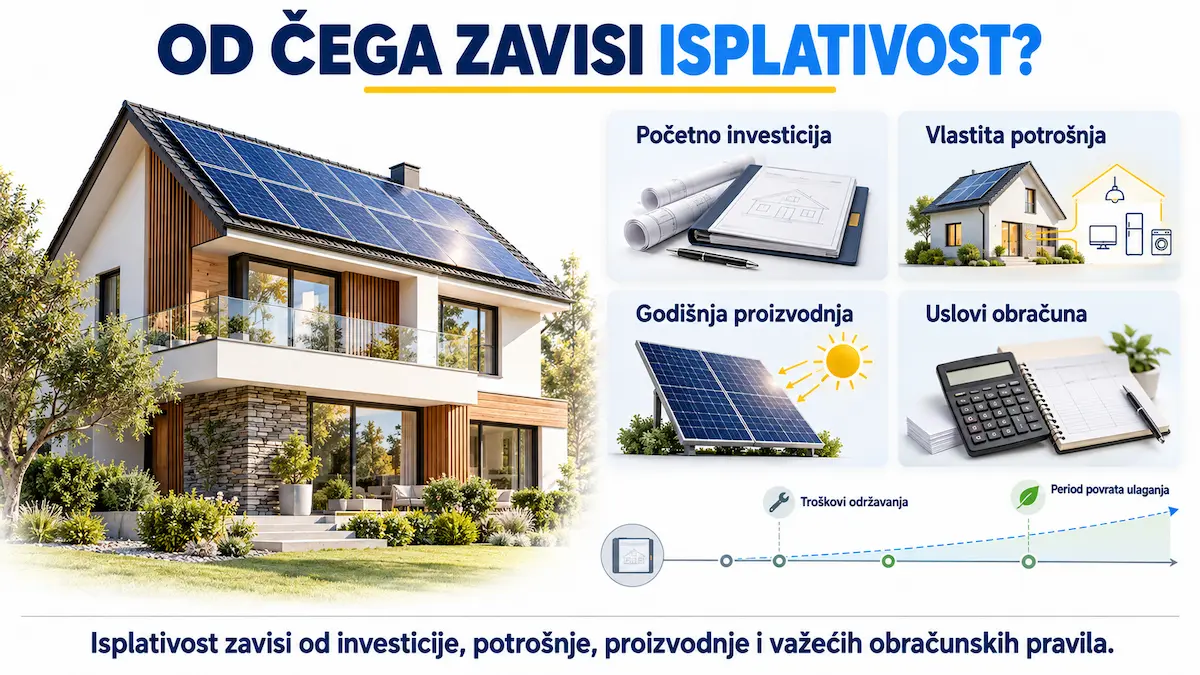 Faktori koji utiču na isplativost solarne elektrane u BiH